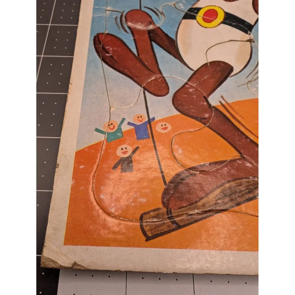 Whitman Bullwinkle Rocky Circus Theme Frame-Tray Puzzle 4512C Jay Ward 1974